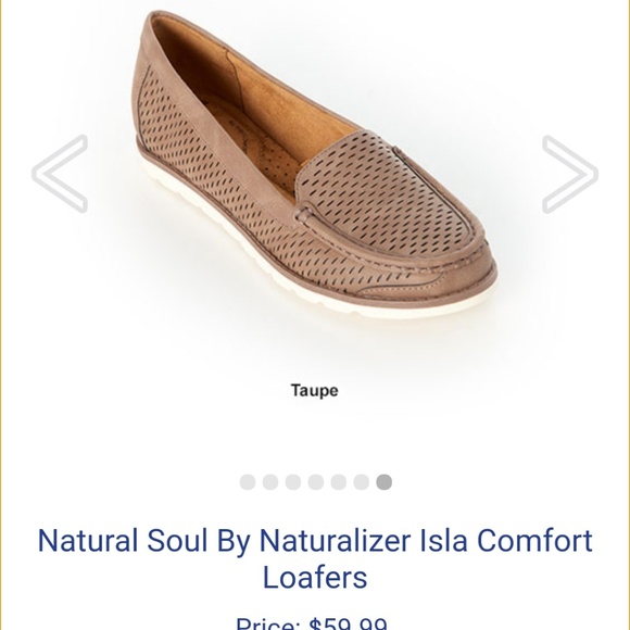 Natural Soul Shoes - Tan/taupe loafer Natural Soul Shoes - Tan/taupe loafer